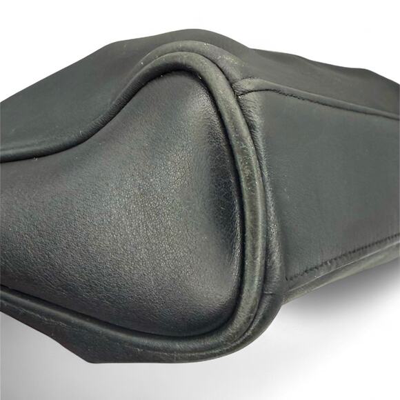 Vintage COACH 9818 East West Penelope Black Leather Nickel Crossbody Costa Rica - Picture 11 of 16